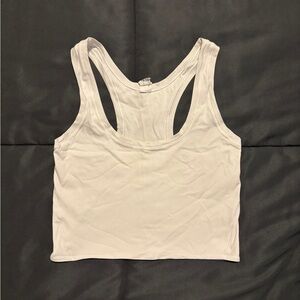 Lululemon Athletica White Racerback Top